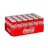 Coca-Cola Classic, Pure Erfrischung mit unverwechselbarem Coke Geschmack in stylischem Kultdesign, EINWEG Dose (24 x 330 ml)