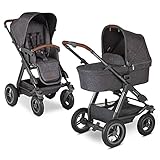 ABC Design Kinderwagen Viper 4 – Kinderwagen für Neugeborene & Babys bis 22 kg – Geländetauglich – Radfederung & Lufträder – höhenverstellbarer Schieber – Farbe: