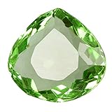 REAL-GEMS Durchscheinender brasilianischer grüner Amethyst 56,50 Ct Feinste Birne, geschliffener grüner Amethyst, Loser E