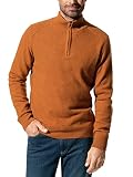Walbusch Herren Donegal Tweed Troyer einfarbig Terra 62-64