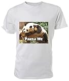 Panda Me Panda T-Shirt, Weiß - weiß - Größe: S