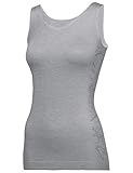 Schiesser Damen Sport Top Thermounterwäsche-Oberteil, Grau (Silbergrau-Mel. 210), 38