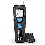 GAXLM Digitales Holz-Feuchtigkeitsmessgerät mit 2 Stiften, Papier-Feuchtigkeitsmesser, Wand-Hygrometer, Holz-Feuchtigkeitsmesser, LCD-Anzeig