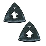 2 x TopsTools FASP_2 80mm großes Schleifpad Kompatibel mit Dewalt Bosch Fein (nicht StarLock) Makita Milwaukee Worx (Schnellwechsel) Multifunktionswerkzeug-Zubehö