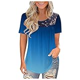 YJUU Blusenkleid Schwarz Strand Tunika Weiss Bluse Oberteile Rosa Hemdbluse Schulterfreie Tops Blusen Ohne äRmel Tunikabluse Sommer Bluse Weiss Stehkragen Camouflage Oberteile Hemdbluse Rote Top