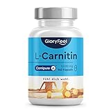 L-Carnitin 2000 - Premium Carnipure® von Lonza - 140 vegane Kapseln - 2.000mg L-Carnitin pro Tag - Laborgeprüft, hochdosiert, ohne Zusätze in Deutschland herg