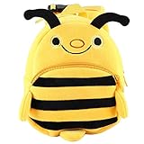 Kinder kleine Biene Plüsch Tasche, Kinder Kleinkind Vorschule Rucksack Cartoon Rucksack kleine Biene Baby Kinder Mittagessen T