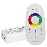 LIGHTEU®, 2,4GHz LED Fernbedienung und HF Controller für die RGBW LED Streifen (RGB + Weiß), Milight Miboxer fut027