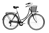 T 28 Zoll Damen City Rad Holland Fahrrad Bike CITYFAHRRAD DAMENFAHRRAD HOLLANDFAHRRAD HOLLANDRAD DAMENRAD Rad Bike Shimano 7 Gang Beleuchtung STVO Paradise S 2020 SCHWARZ