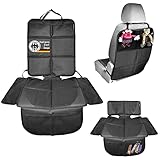 Babies1st Sitzschoner Auto Kindersitz Schutzunterlage | 3-in-1 Schutz | Kindersitzunterlage isofix | Unterlage für Sitzerhöhung und Rück
