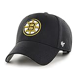 47 Brand Boston Bruins Adjustable Cap MVP NHL, Black, Einheitsgröß