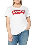 Levi's Plus Size Damen Pl Perfect Tee T-Shirt, Plus Batwing White, 1X