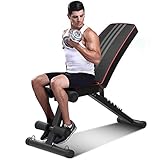 QXF-DJSY Multifunktions-Hantelbank Sit-Up-Bank Geeignet für das Bauchmuskeltraining Männer und Frauen Home Sit-ups Rückenlage Fitnessgeräte Home Fitness Chair MSMS