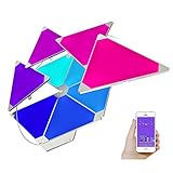 Yxxc Stehlampen & Augenpflege Stehleuchte RGB Triangle Wandleuchten, LED Touch Wandleuchte, Creative Geometry Assembly LED Nachtlicht für Schlafzimmer, Wohnzimmer, Büro, Kinderzimmer, M