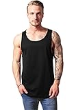 Urban Classics Herren Jersey Big Tank Sporttop, Schwarz, XL EU