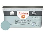 Alpina Farben Farbrezepte Innenfarbe Wandfarbe Farbton Gletscherblau 1 L