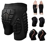 Schutzhosen Snowboard Shorts Protektoren Hose 3D Gepolstert Schutz Gear Schutzausrüstung Schutzkleidung Hüfte Für Ski Skifahren Radfahren Skating (Color : C2, Size : M)