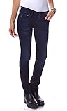 G-STAR RAW Damen 60583.6133.89/ attacc straight Jeans, Blau (Dk Aged), W25/L34