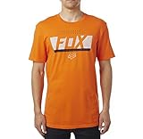 Fox Herren T-Shirt Waage, kurzärmelig, Premium, Orange, Größe M