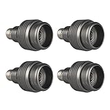 E27 Dimmbare Zoombirnen, 4 Pack 12W 1200lm LED Spotlight Birne, 15-60° Einstellbarer Abstrahlwinkel, 3000k Warmes Licht AC85-256v Kein Flack