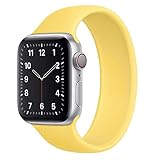 Solo Loop Armband Kompatibel für Apple Watch 38mm 40mm 41mm 42mm 44mm 45mm,Keine Verschlüsse Schnallen Elastisch Uhrenarmband Silikon Sport Ersatzband für iWatch Serie 7/6/5/4/3/2，SE，Ingw