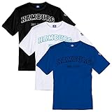 3er Shirtpaket Hamburg est.1887 (XL)