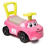 Smoby 720524 Mein erstes Auto Rutscherfahrzeug, Kinderfahrzeug mit Staufach und Kippschutz, für drinnen und draußen, für Kinder ab 10 Monaten, R