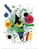 Der singende Fisch von Joan Miro Poster Kein Frame Board für Bürodekor, Familie und Ihre Freunde 11,7 * 16,5 Z