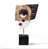 Ornamente Kreative Picasso Nordic skulptur abstrakte Moderne Harz Statue skulptur afrikanische kunstverzierungen für Haus Art Office Dekoration (Color : M)