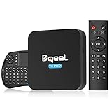 Bqeel Android TV Box Y8 PRO【4GB+32GB】 Smart TV Box mit Tastatur / Amlogic S905X3 64-bit Quad Core/ unterstützt 4K/H.265/ WiFi 2.4G/5G/ USB3.0 Android 9.0 TV Box