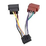Kabelbaumadapter für Autoradio-Radio Kabelbaumadapter Kabelbaum-Anschlusskabel für Stereoempfänger 16-poliger Anschluss an 8-poliges Mini-ISO-Stecker-Kabel Kabel Für Pioneer 2003