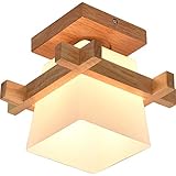 YIXIN2013SHOP Deckenleuchte Moderne chinesische einfache Log Square Deckenleuchten Persönlichkeit kreative Balkon Foyer Licht Korridor Deckenleuchte Led Deckenlamp