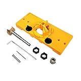 QPLKL Zimmerarbeiten 35mm Schalen-Art Scharnier Jig Bohren Bohrführung Holzschneider Carpenter Locher Locator Holzbearbeitung DIY Tools (Color : Yellow)