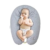 Sei Design Öko-Tex Stillkissen Schwangerschaftskissen XL, Füllung: EPS-Mikroperlen | Made in Germany