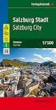 Salzburg Stadt, Stadtplan 1:7.500 - 1:15.000: Stadskaart 1:7 500 / 1:15 000 (freytag & berndt Stadtpläne)