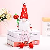 Valentinstag Deko Wichtel Dekorationen , Schwedische Wichtel Santa Dolls, Liebe Elfen Gnom Plüsch Gesichtslose für Kinder Familie Festliche Geschenk, Valentinstag Tischdek