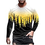 männer Mode lässig Rundhals Pullover drucken Langarm t-Shirt Bluse 2659ck 2xl-8xl zubehör Herzschlag 8XL locker sitzende Herren-t-Shirt rivleon grün rot 2XL Merino Wolle Anatomica unterw