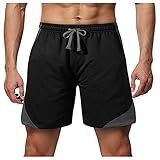 Shorts für Herren, Sport, Herren, Sommer, Freizeit, Sport, Fitness, Multi-Taschen, Werkzeuge, Shorts, Hosen, Sommerhose, Herren, Sporthose, Herren, kurz, (#010) Grau, M