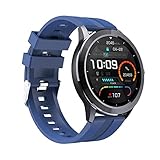 LBS Mann intelligente Uhr. IP67. wasserdichte Smartwatch-Körper-Temperatur-Monitor Blutdrucküberwachung 2021 Smart Watch Dropship (Color : A)