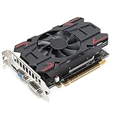 Dilwe HD6770 Computergrafikkarten, 1 GB 128 Bit DDR5 650 MHz Grafikkarten, PCI Express 3.0 Steckplatz für Desktop-Comp
