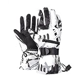 Tuimiyisou Winterski Handschuhe, wasserdichte Thermische Handschuhe Touchscreen Snowboardhandschuhe, Für Snowboarden Wandern Outdoor Sports-1pair M