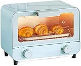 DERUKK-TY Mini-Ofen Haushalt Multifunktionale Backen Kuchenmaschine 9L Kapazität Temperatur + Zeitsteuerung Pizza Chicken Wings Elektrischer Ofen Küche Kochwerkzeuge 220V