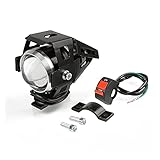 Hjunisshkm 125W Motorrad LED-Scheinwerfer Motorradfahren Fahrstrahler Nebelschicht Kopf Licht Lampe für Yamaha MT-07 MT 07 MT07 FZ07 2014 2015 2016 2017 2018 2019 2020 ahdyj