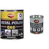 Autosol 01 001831 Aluminium Politur, 750 ml & 01 001100 Edel-Chromglanz, 750