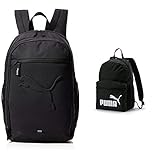 PUMA Rucksack Buzz Backpack, black, OSFA, 73581 01 & Unisex-Adult Phase Backpack rucksack, Black, OSF