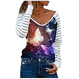 Weihnachten Kaputzenjacke Damen Pullover weinrot Damen XXL Tshirt Damen lang Oversize Shirt Damen Langarm Batik Shirt Damen musselin Bluse lässige Pullover Damen Leoparden Sw