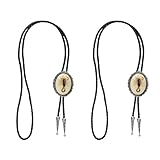 SDENSHI Packung mit 2 Tribal Glow in The Dark Skorpion Bolo Krawatte Cowboy Halskette Schmuck