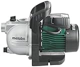 Metabo Gartenpumpe P 3300 G (600963000) Karton, Nennaufnahmeleistung: 900 W, Max. Fördermenge: 3300 l/h, Max. Förderhöhe: 45