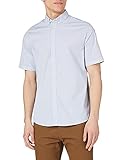 TOM TAILOR Herren 1024754 Print Hemd, 26403-White Blue Minimal Design, XXL