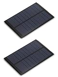 2 Stück x 1 Watt, 5 Volt Solarpanel Solarmodul DIY 200 mA, 2 pcs x 1 W